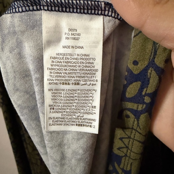 Boden Olive Paisley High-Neck Midi Dress size 8 - Picture 7 of 9